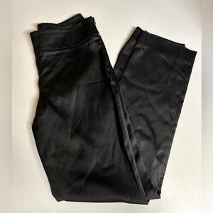 WHBM High Rise Satin Flare Pants